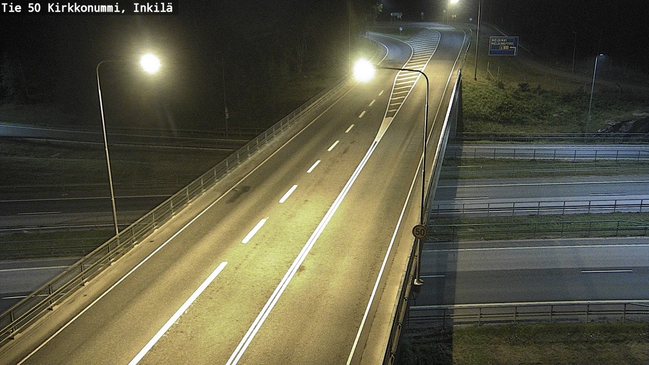 Weather Camera Image Road 50 Kirkkonummi, Inkilä, Kirkkonummi, Uusimaa