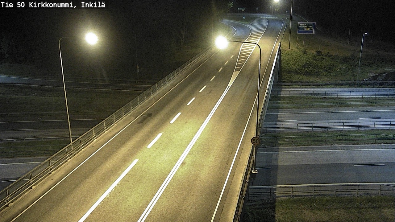 Weather Camera Image Road 50 Kirkkonummi, Inkilä, Kirkkonummi, Uusimaa