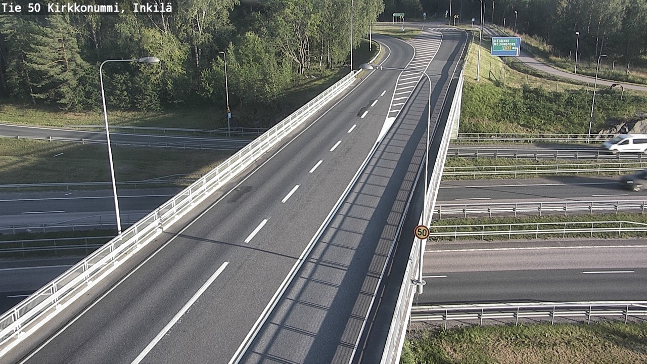 Weather Camera Image Road 50 Kirkkonummi, Inkilä, Kirkkonummi, Uusimaa
