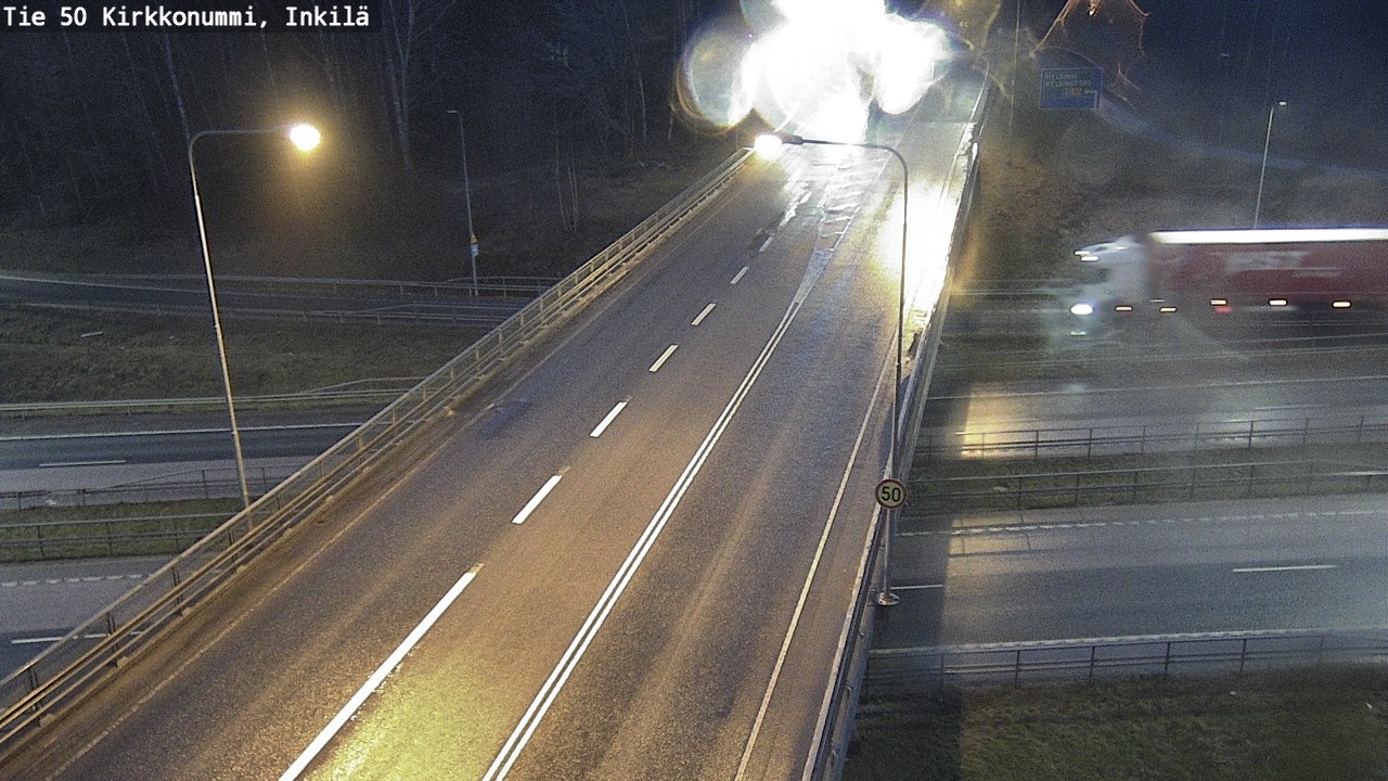 Weather Camera Image Väg 50 Kyrkslätt, Inkilä, Kirkkonummi, Uusimaa