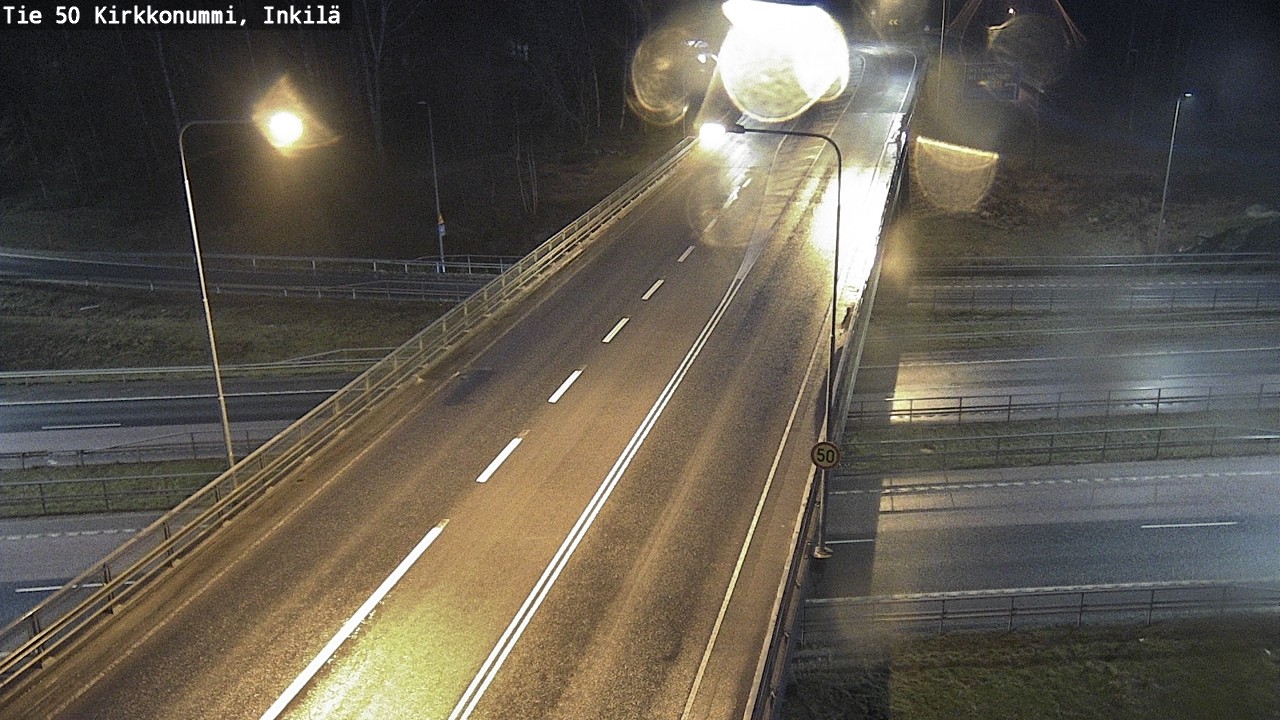 Weather Camera Image Väg 50 Kyrkslätt, Inkilä, Kirkkonummi, Uusimaa