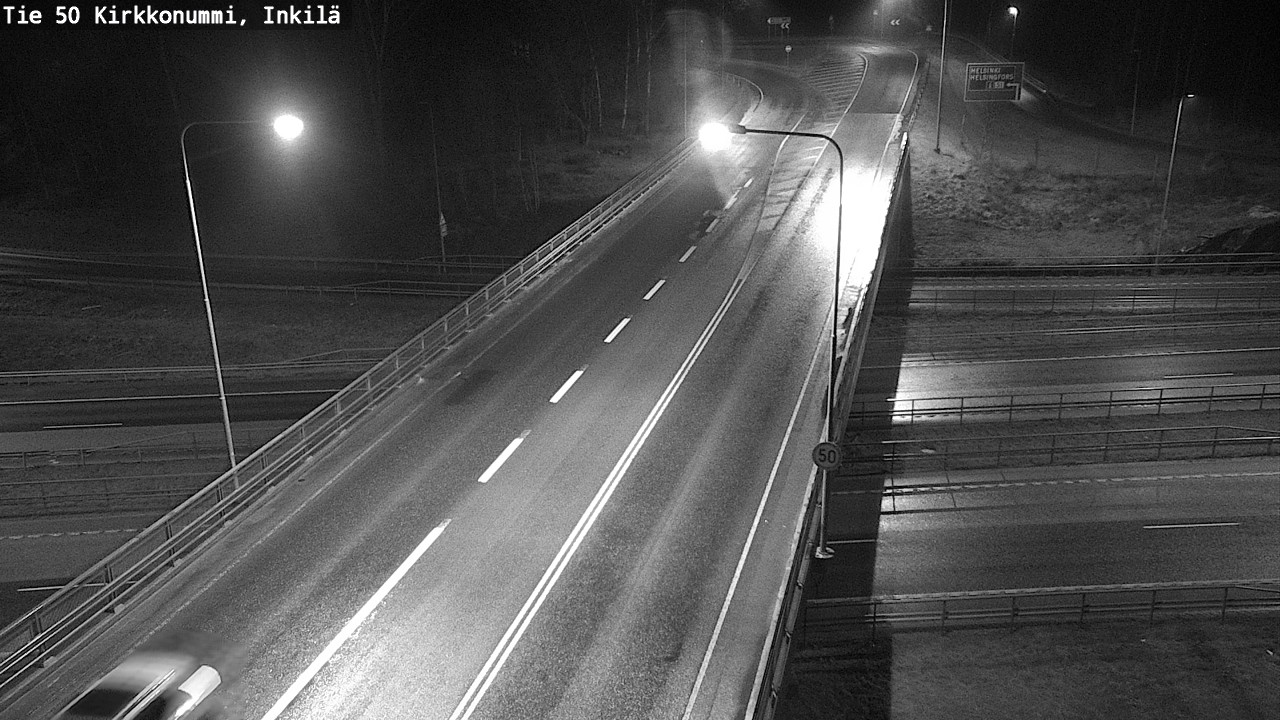 Weather Camera Image Väg 50 Kyrkslätt, Inkilä, Kirkkonummi, Uusimaa