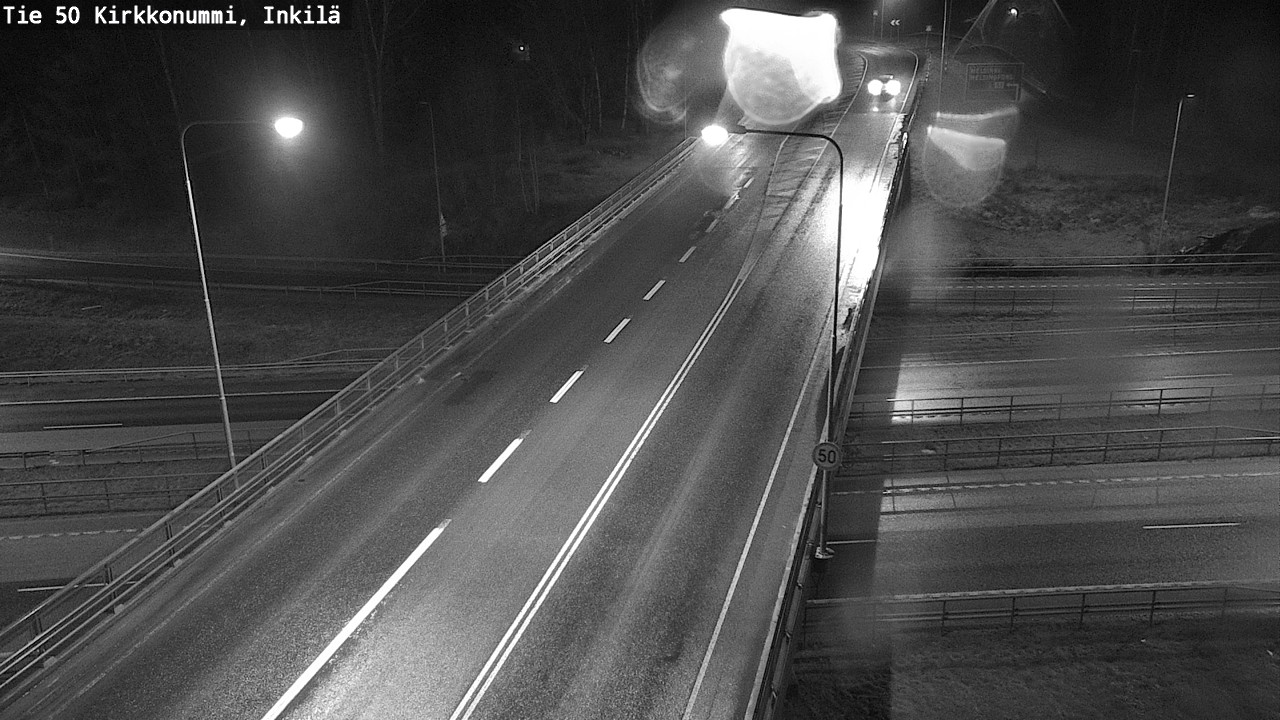 Weather Camera Image Väg 50 Kyrkslätt, Inkilä, Kirkkonummi, Uusimaa