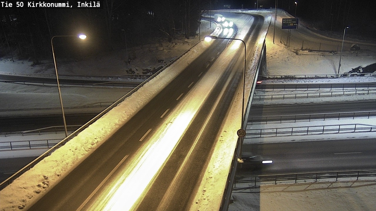 Weather Camera Image Road 50 Kirkkonummi, Inkilä, Kirkkonummi, Uusimaa