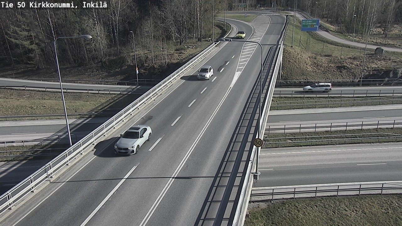 Kelikamerat Kuva Tie 50 Kirkkonummi, Inkilä, Kirkkonummi, Uusimaa
