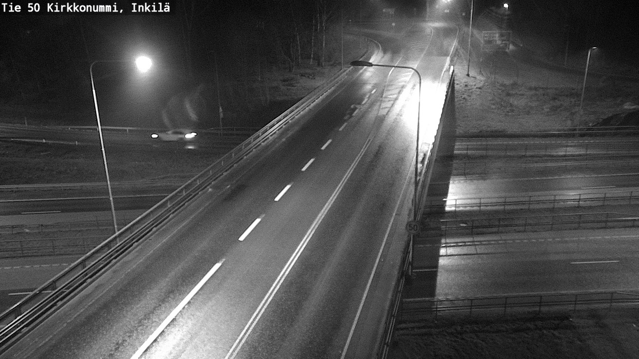 Weather Camera Image Väg 50 Kyrkslätt, Inkilä, Kirkkonummi, Uusimaa