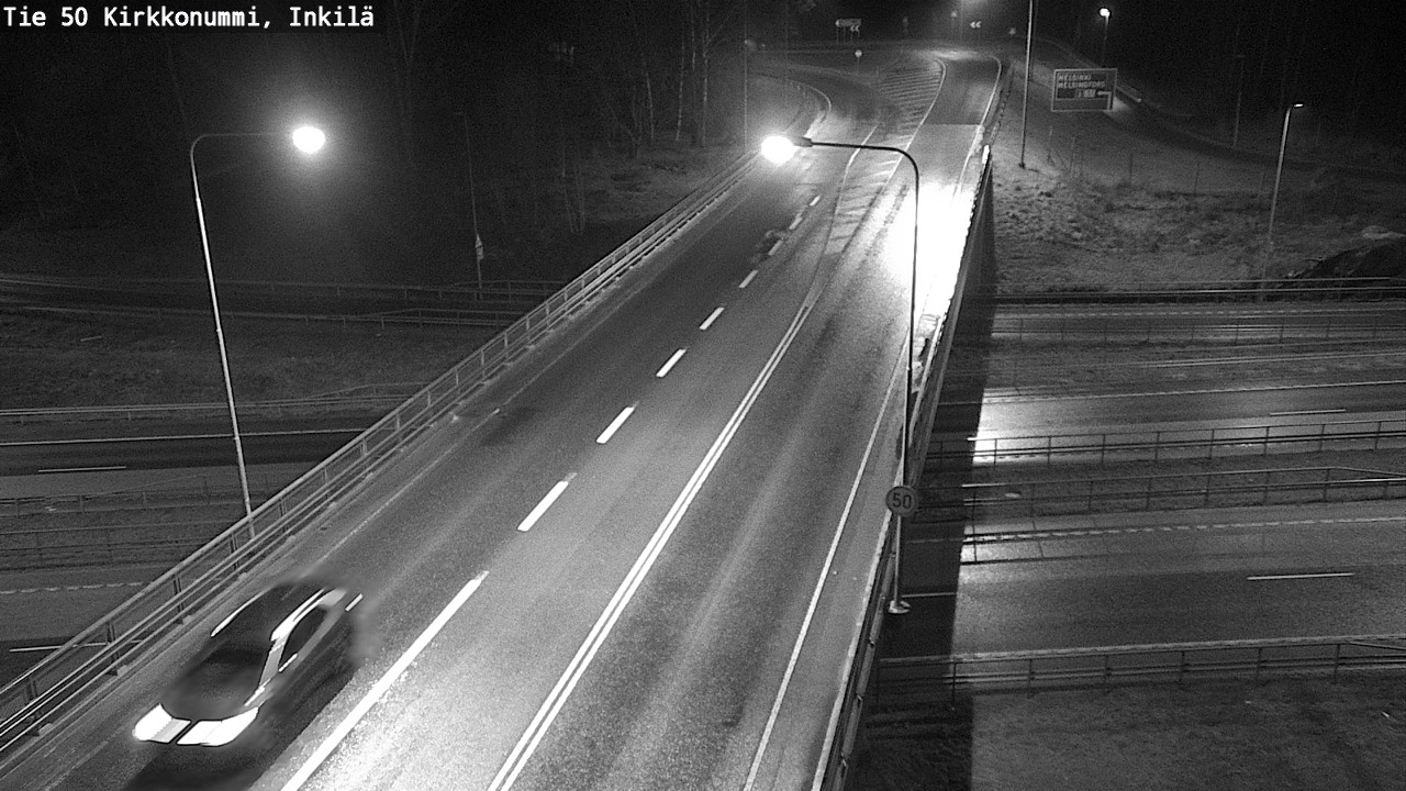 Weather Camera Image Väg 50 Kyrkslätt, Inkilä, Kirkkonummi, Uusimaa