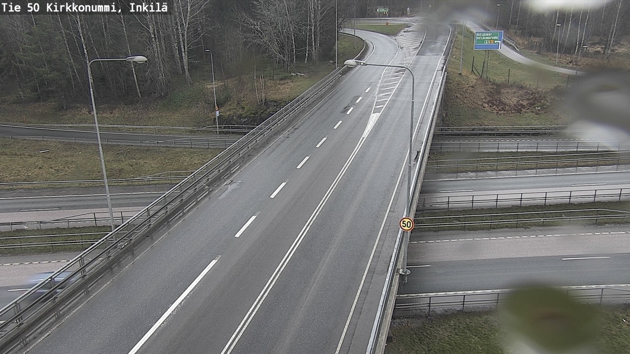 Weather Camera Image Road 50 Kirkkonummi, Inkilä, Kirkkonummi, Uusimaa