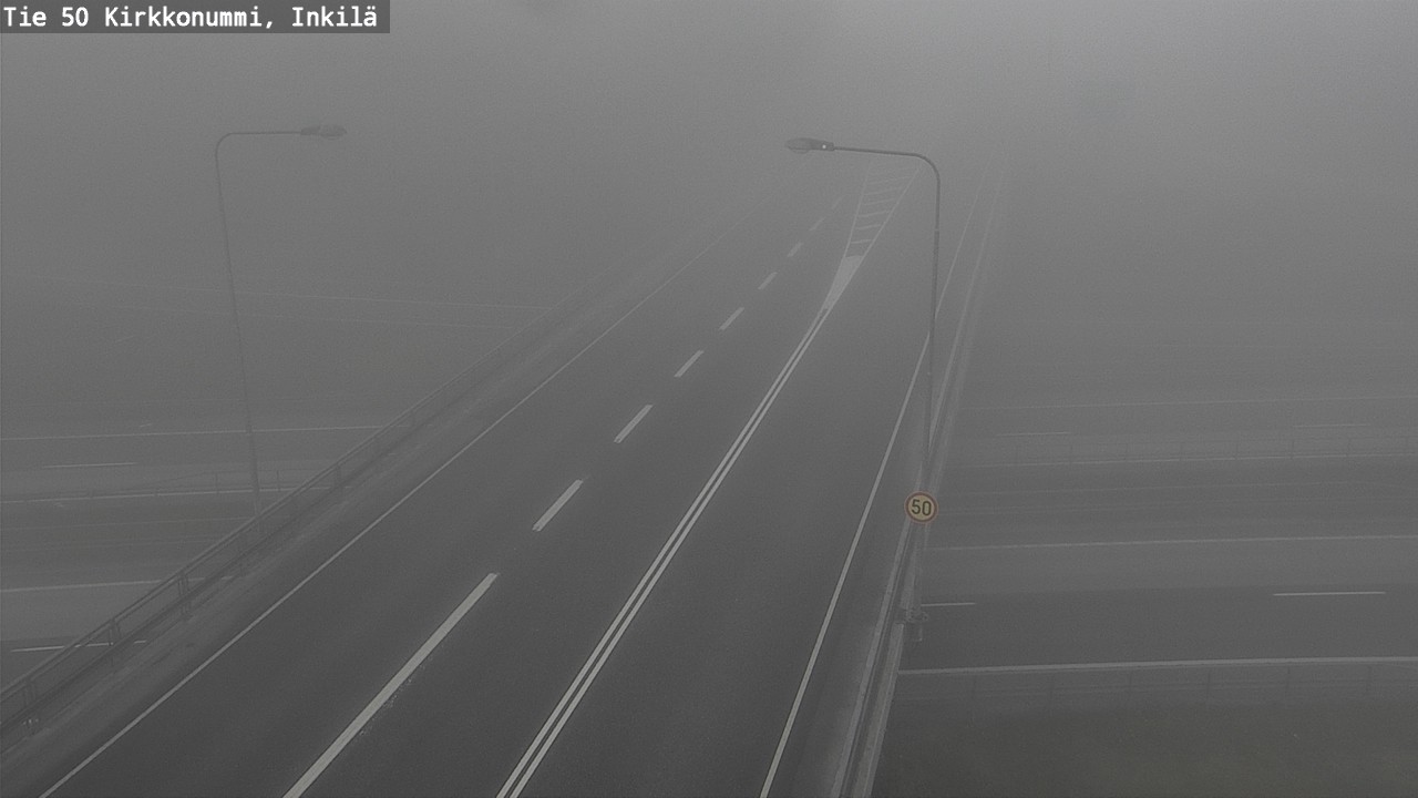 Weather Camera Image Road 50 Kirkkonummi, Inkilä, Kirkkonummi, Uusimaa