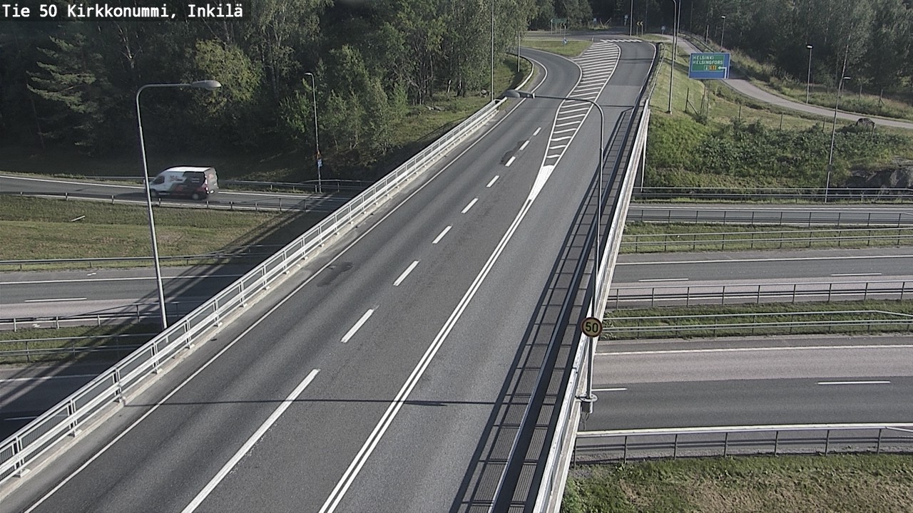 Weather Camera Image Road 50 Kirkkonummi, Inkilä, Kirkkonummi, Uusimaa