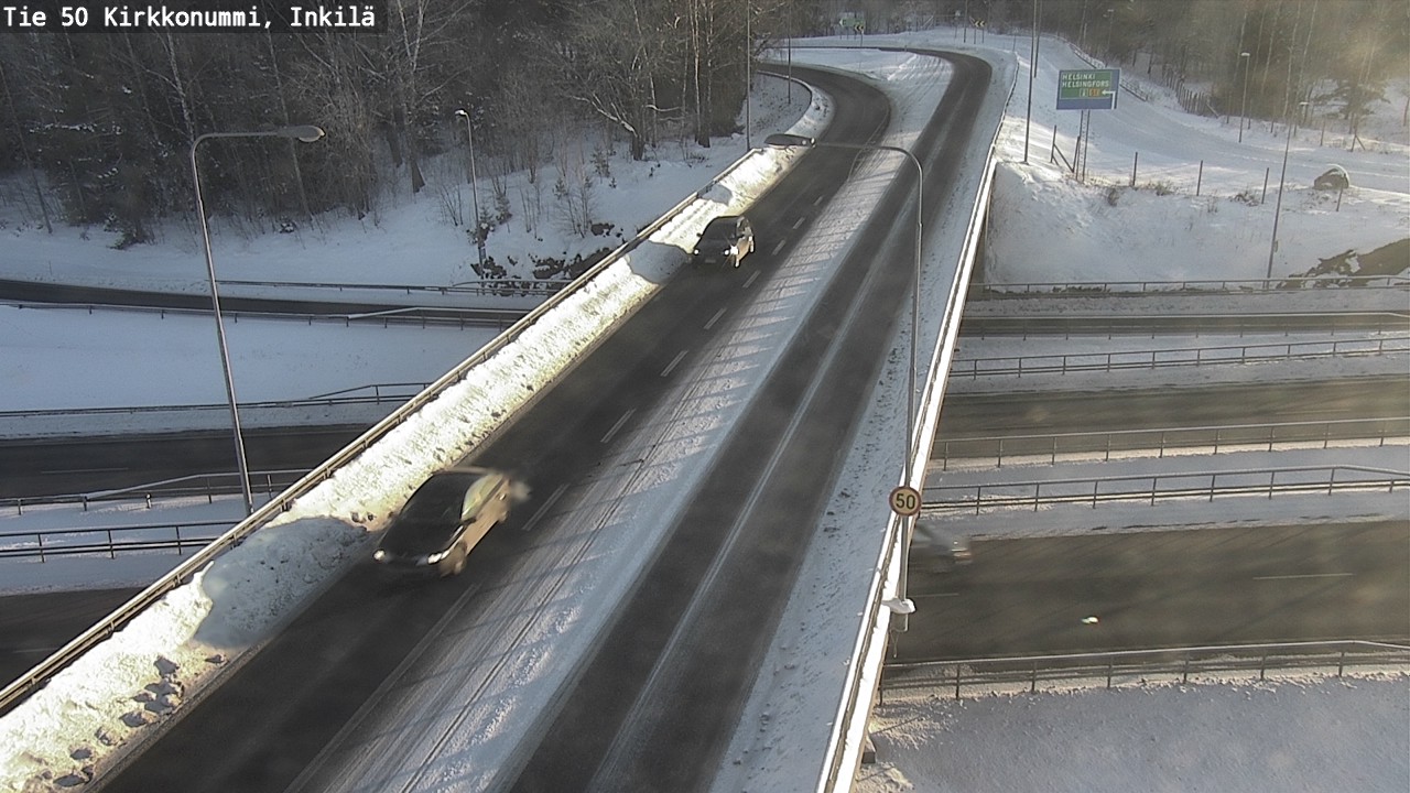 Weather Camera Image Road 50 Kirkkonummi, Inkilä, Kirkkonummi, Uusimaa