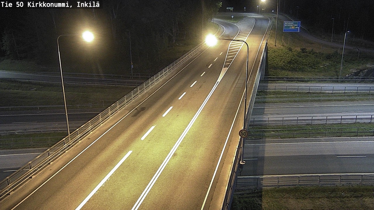 Weather Camera Image Road 50 Kirkkonummi, Inkilä, Kirkkonummi, Uusimaa