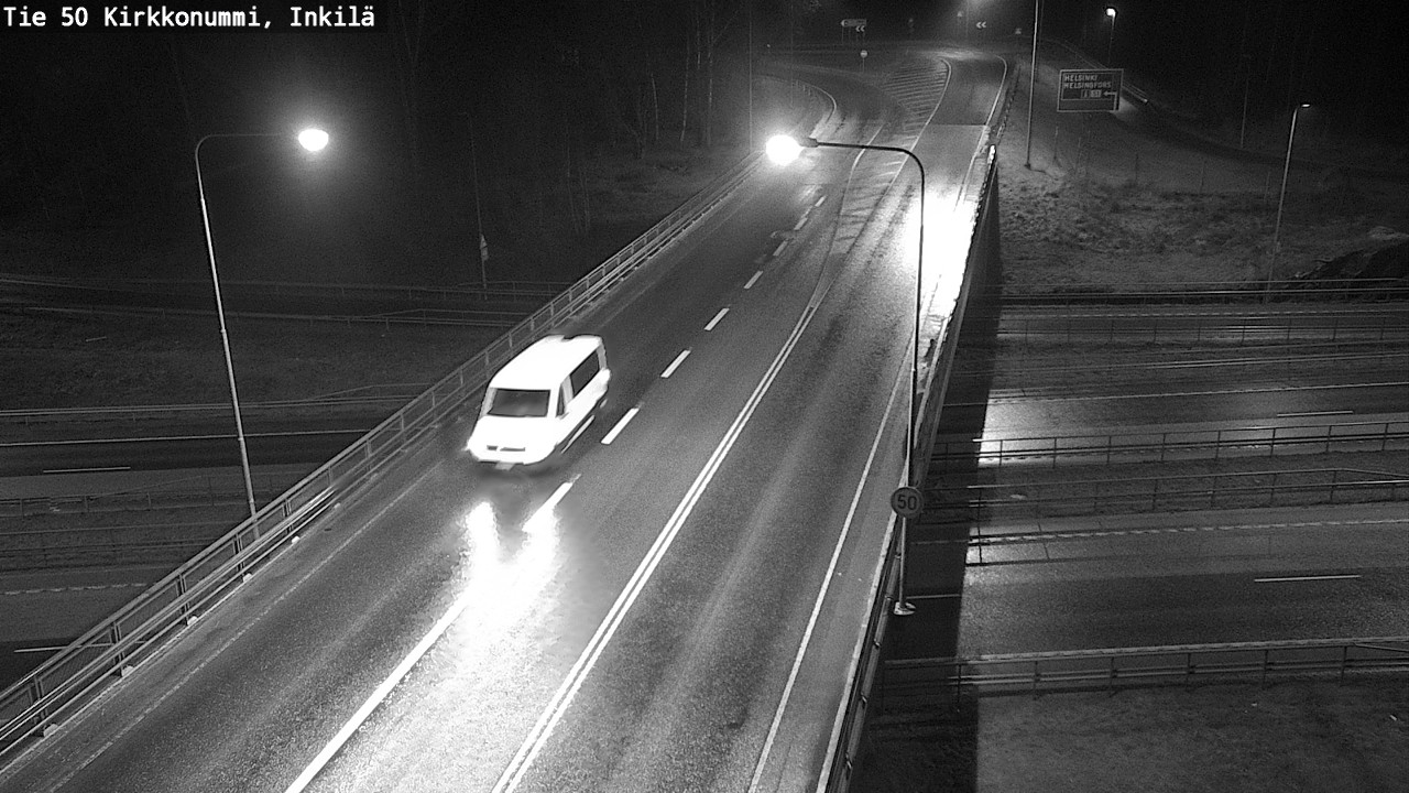 Weather Camera Image Väg 50 Kyrkslätt, Inkilä, Kirkkonummi, Uusimaa