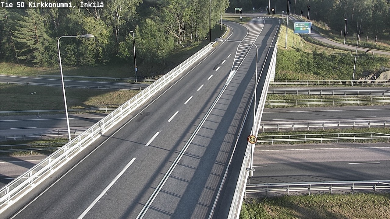 Weather Camera Image Road 50 Kirkkonummi, Inkilä, Kirkkonummi, Uusimaa