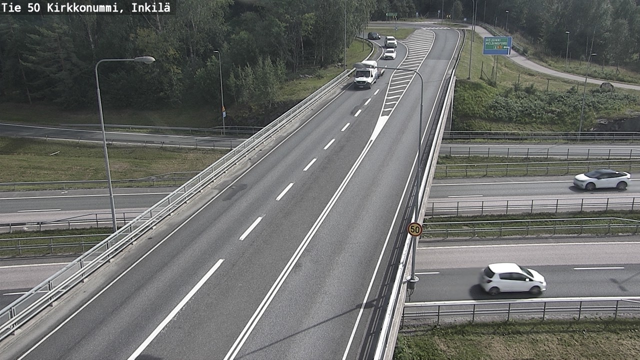 Weather Camera Image Road 50 Kirkkonummi, Inkilä, Kirkkonummi, Uusimaa