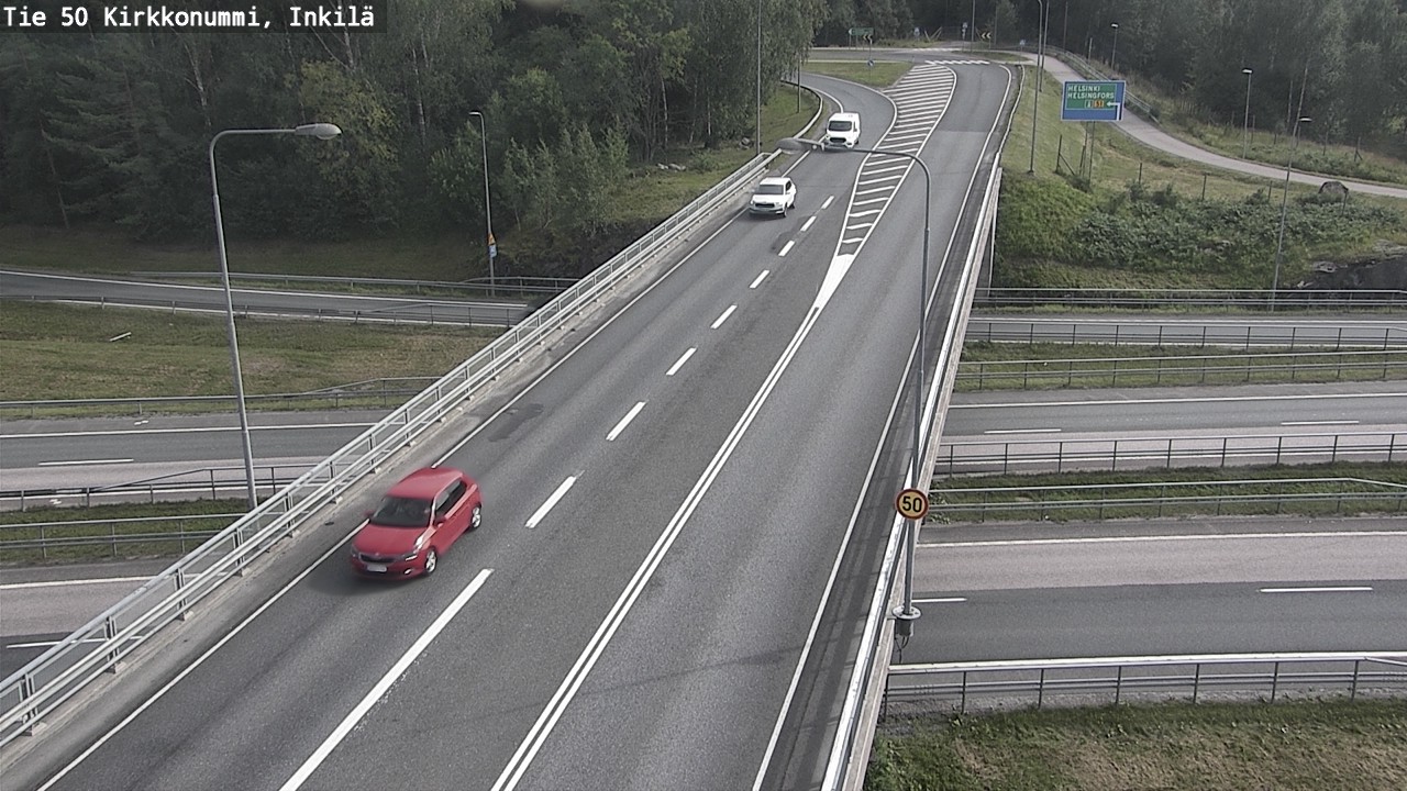 Weather Camera Image Road 50 Kirkkonummi, Inkilä, Kirkkonummi, Uusimaa