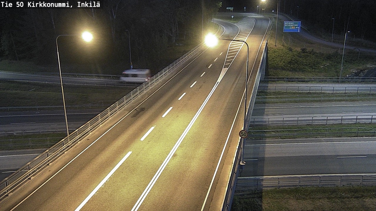Weather Camera Image Road 50 Kirkkonummi, Inkilä, Kirkkonummi, Uusimaa