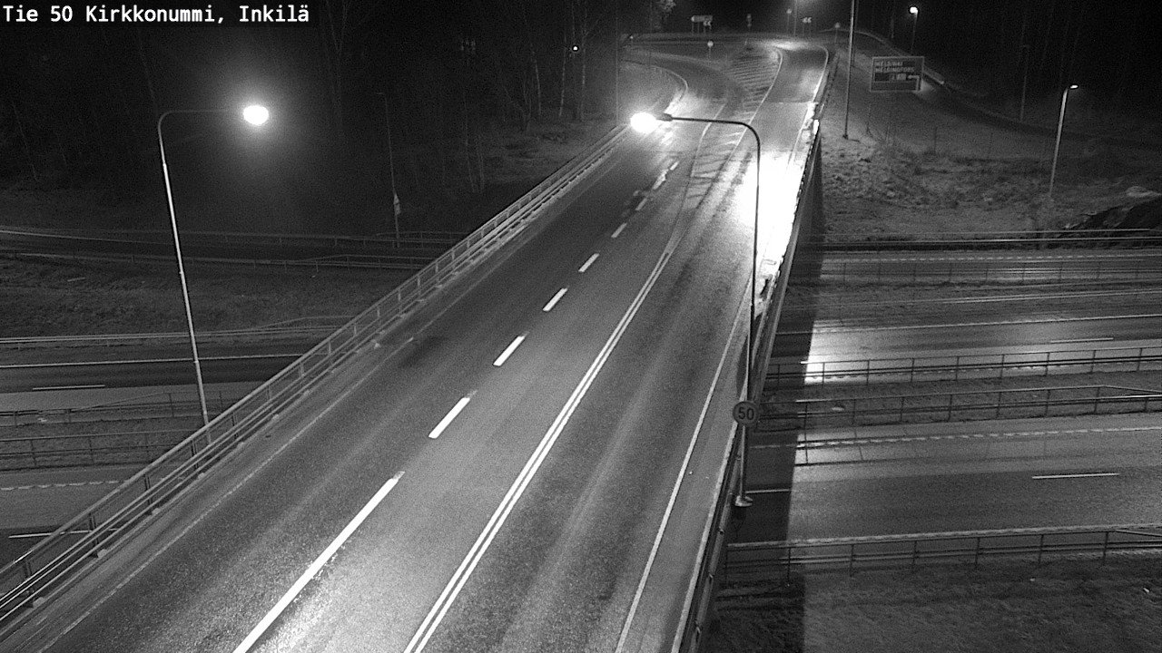 Weather Camera Image Väg 50 Kyrkslätt, Inkilä, Kirkkonummi, Uusimaa