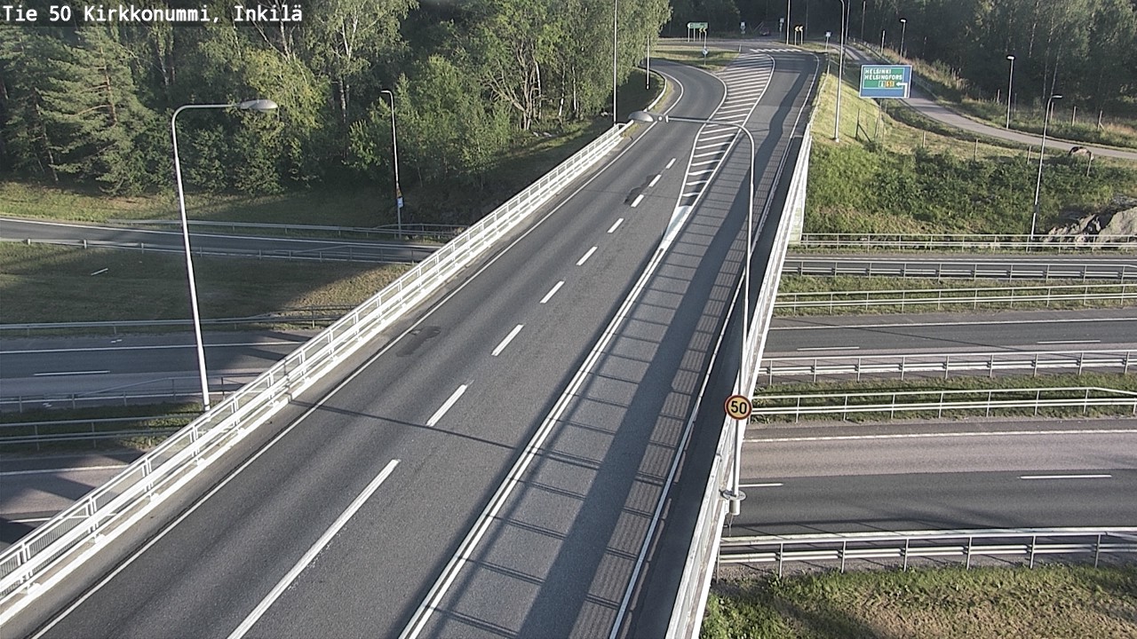 Weather Camera Image Road 50 Kirkkonummi, Inkilä, Kirkkonummi, Uusimaa