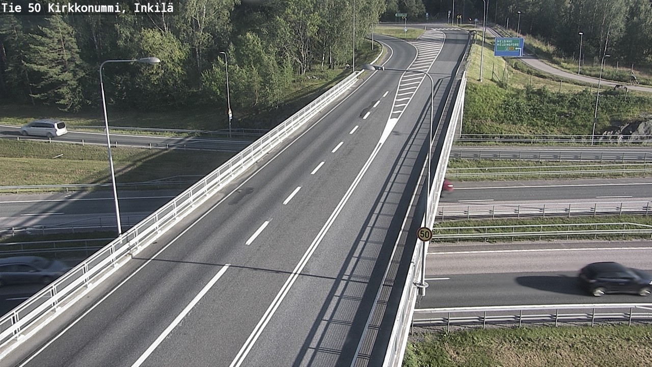 Weather Camera Image Road 50 Kirkkonummi, Inkilä, Kirkkonummi, Uusimaa