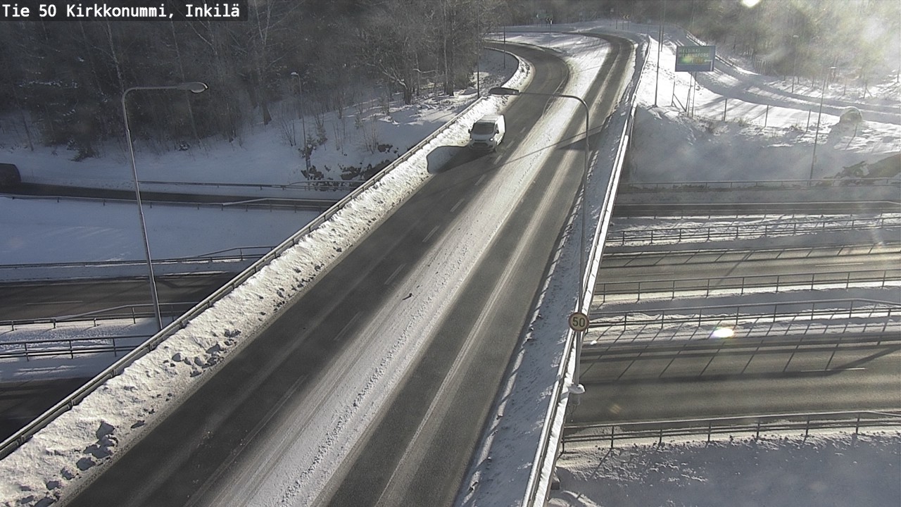 Weather Camera Image Väg 50 Kyrkslätt, Inkilä, Kirkkonummi, Uusimaa