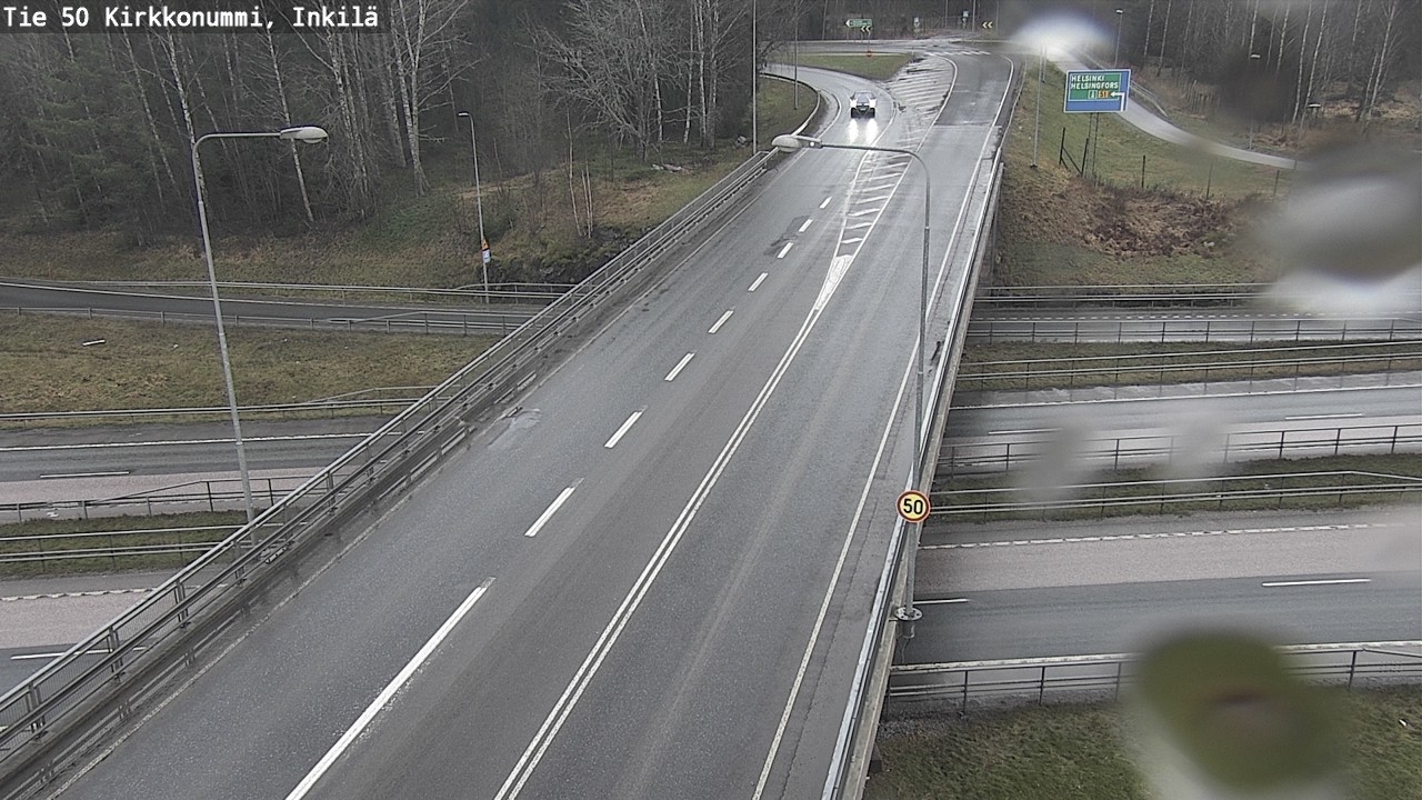 Weather Camera Image Road 50 Kirkkonummi, Inkilä, Kirkkonummi, Uusimaa