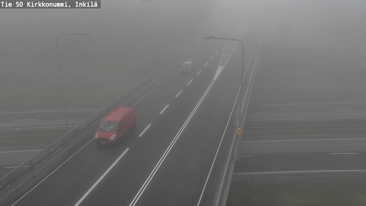 Weather Camera Image Road 50 Kirkkonummi, Inkilä, Kirkkonummi, Uusimaa