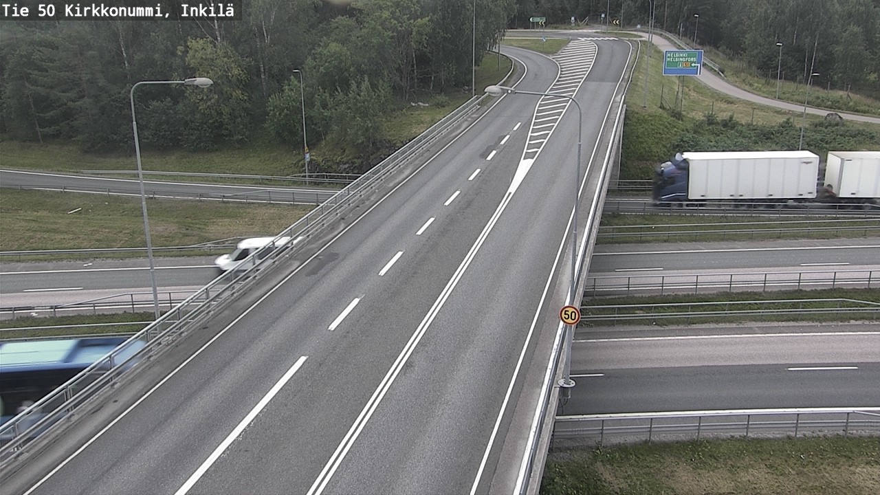 Weather Camera Image Road 50 Kirkkonummi, Inkilä, Kirkkonummi, Uusimaa