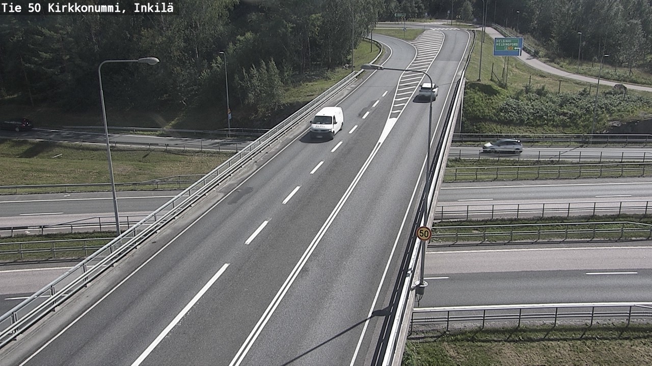 Weather Camera Image Road 50 Kirkkonummi, Inkilä, Kirkkonummi, Uusimaa