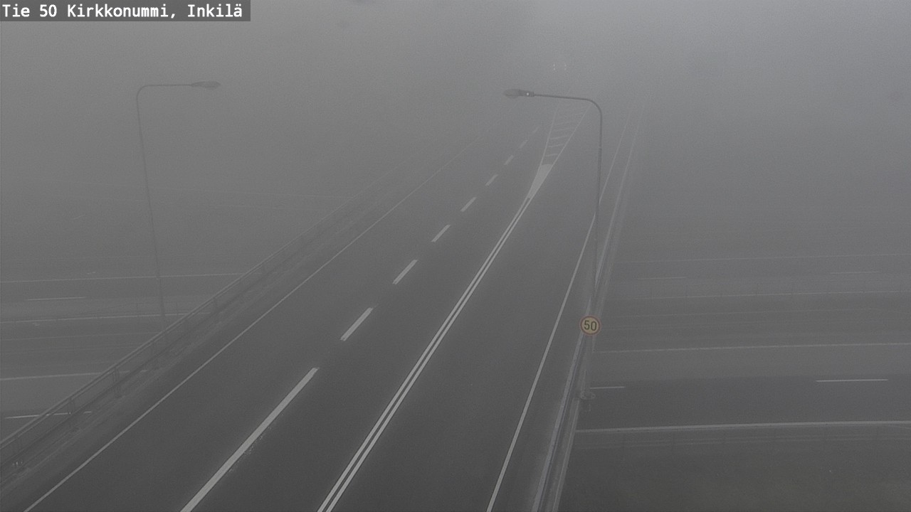 Weather Camera Image Road 50 Kirkkonummi, Inkilä, Kirkkonummi, Uusimaa
