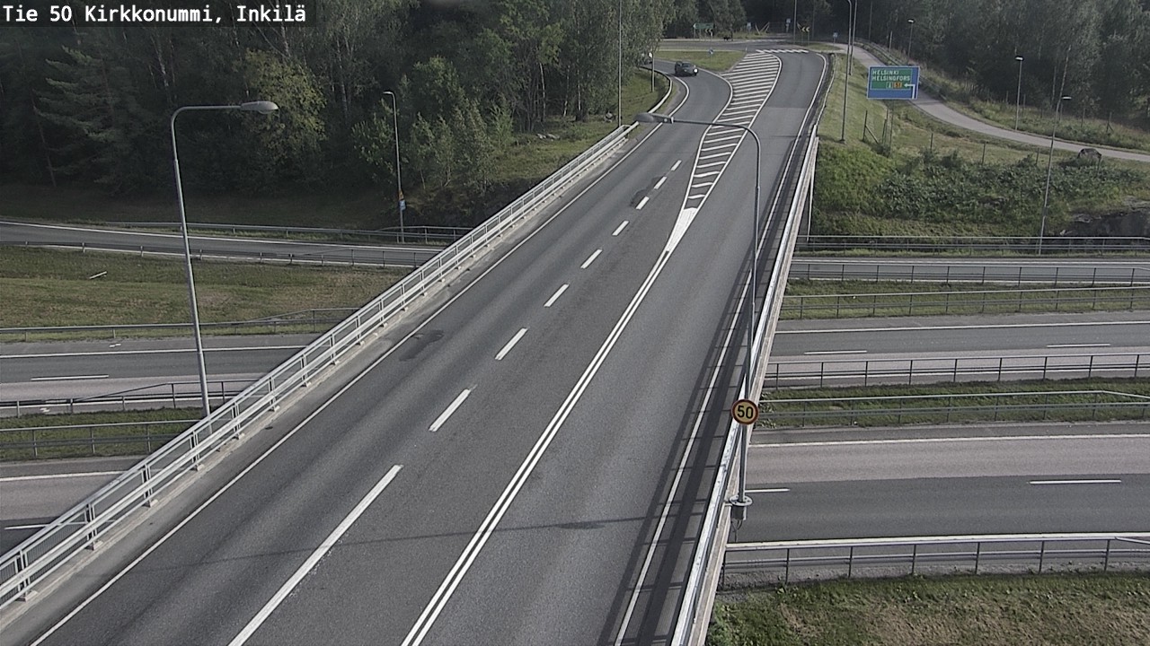 Weather Camera Image Road 50 Kirkkonummi, Inkilä, Kirkkonummi, Uusimaa