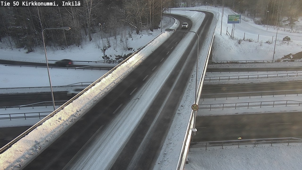 Weather Camera Image Road 50 Kirkkonummi, Inkilä, Kirkkonummi, Uusimaa