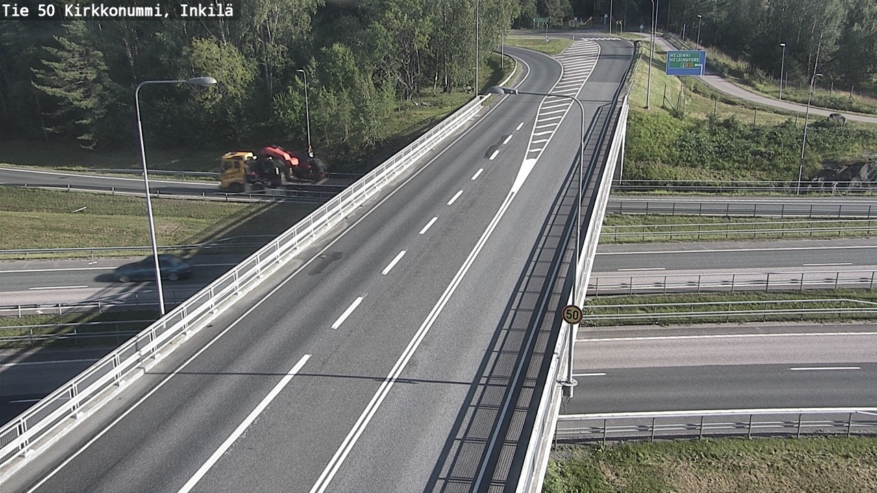 Weather Camera Image Road 50 Kirkkonummi, Inkilä, Kirkkonummi, Uusimaa