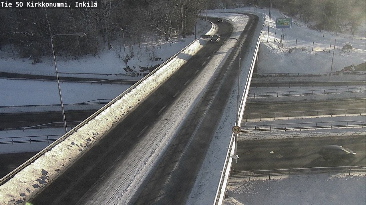 Weather Camera Image Road 50 Kirkkonummi, Inkilä, Kirkkonummi, Uusimaa