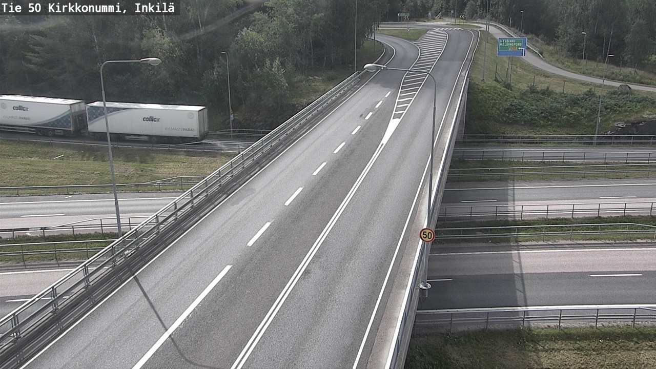 Weather Camera Image Road 50 Kirkkonummi, Inkilä, Kirkkonummi, Uusimaa