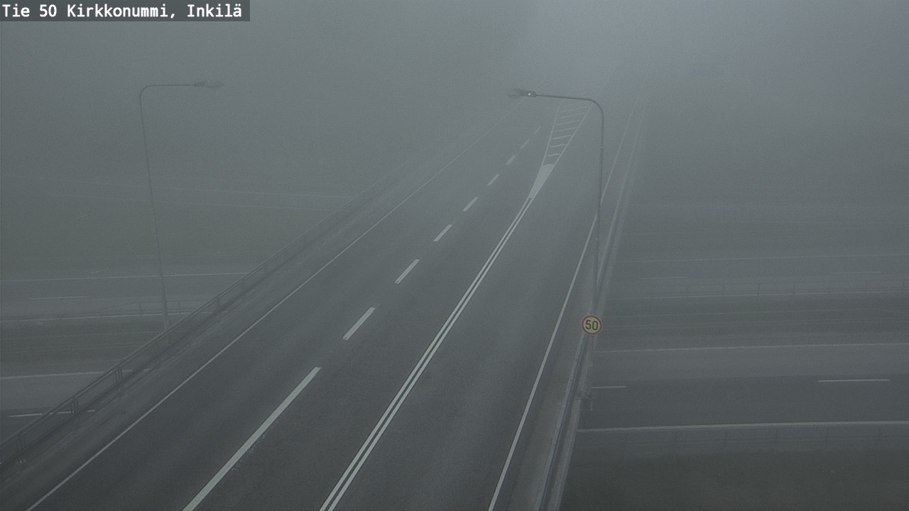 Weather Camera Image Road 50 Kirkkonummi, Inkilä, Kirkkonummi, Uusimaa