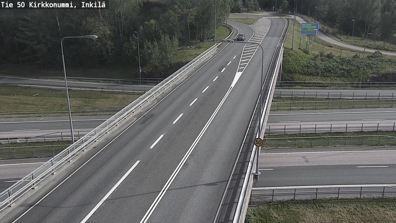 Weather Camera Image Road 50 Kirkkonummi, Inkilä, Kirkkonummi, Uusimaa