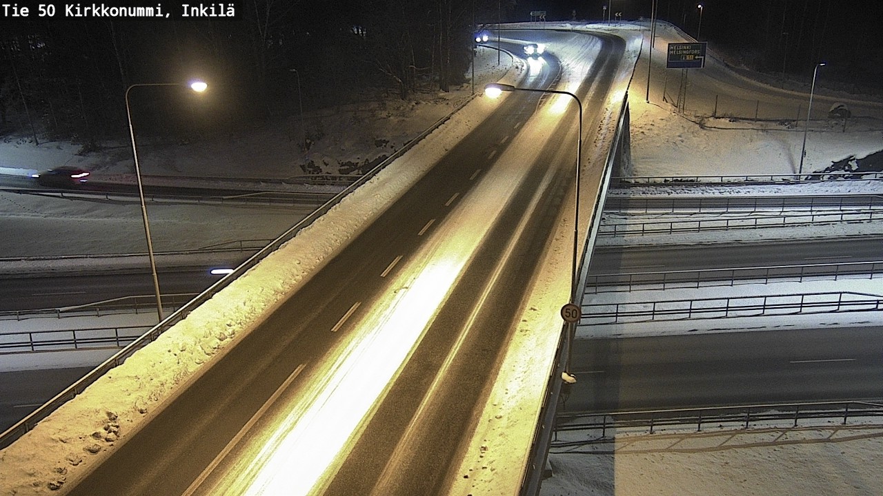 Weather Camera Image Road 50 Kirkkonummi, Inkilä, Kirkkonummi, Uusimaa