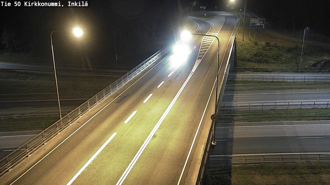 Weather Camera Image Road 50 Kirkkonummi, Inkilä, Kirkkonummi, Uusimaa