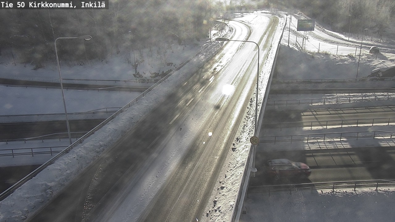 Weather Camera Image Road 50 Kirkkonummi, Inkilä, Kirkkonummi, Uusimaa
