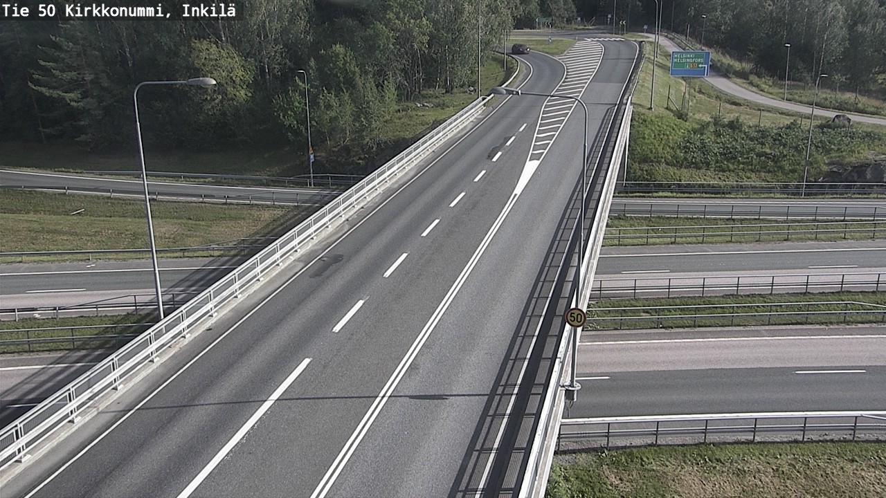 Weather Camera Image Road 50 Kirkkonummi, Inkilä, Kirkkonummi, Uusimaa