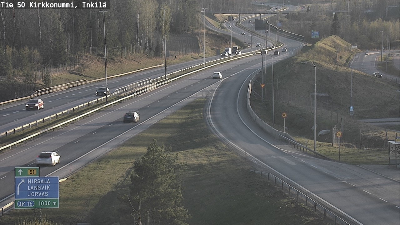 Kelikamerat Kuva Tie 50 Kirkkonummi, Inkilä, Kirkkonummi, Uusimaa
