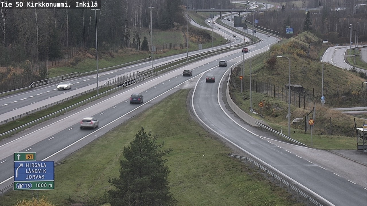 Kelikamerat Kuva Tie 50 Kirkkonummi, Inkilä, Kirkkonummi, Uusimaa