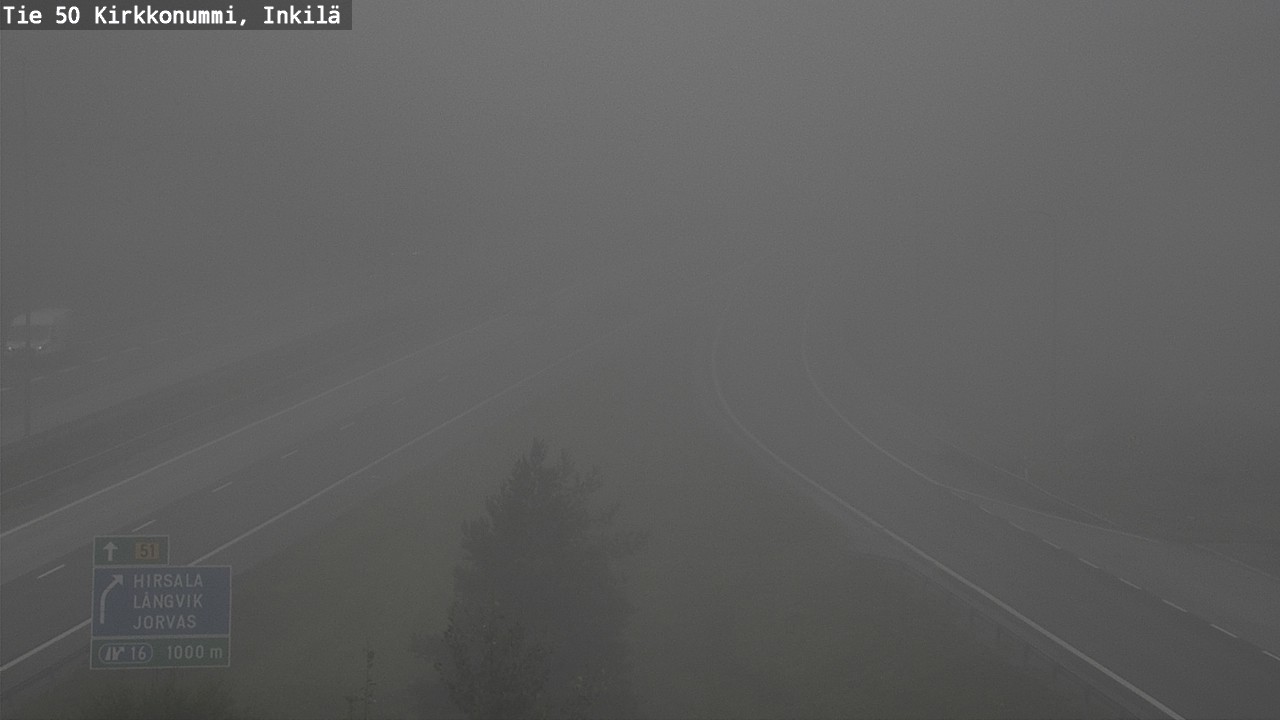 Weather Camera Image Road 50 Kirkkonummi, Inkilä, Kirkkonummi, Uusimaa