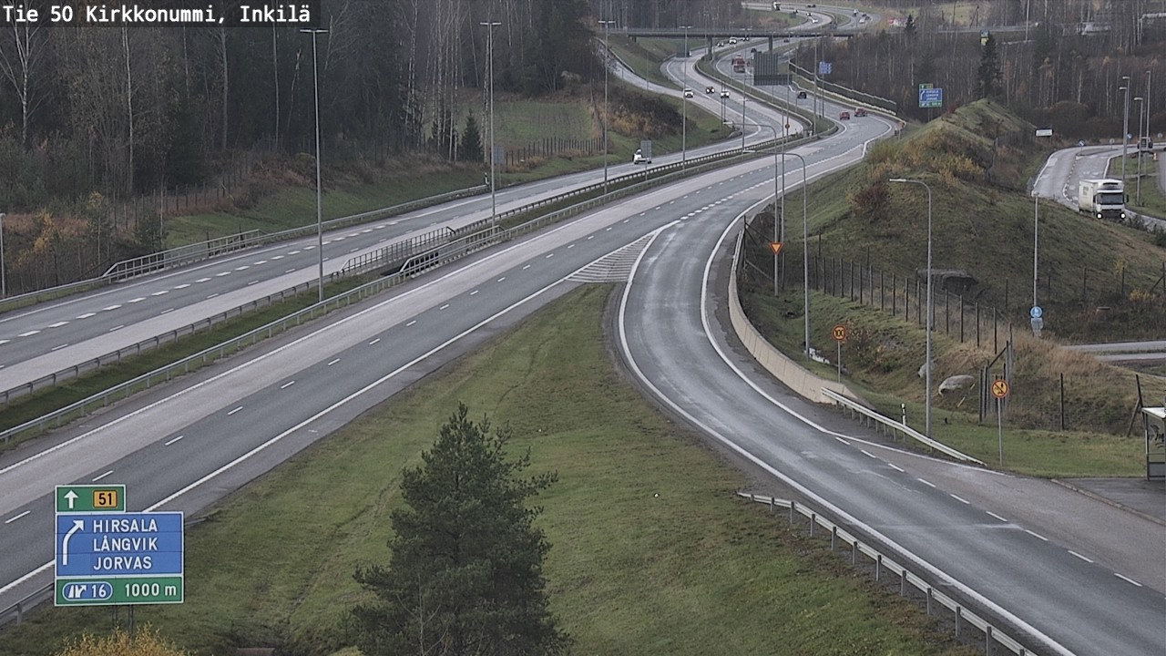 Kelikamerat Kuva Tie 50 Kirkkonummi, Inkilä, Kirkkonummi, Uusimaa