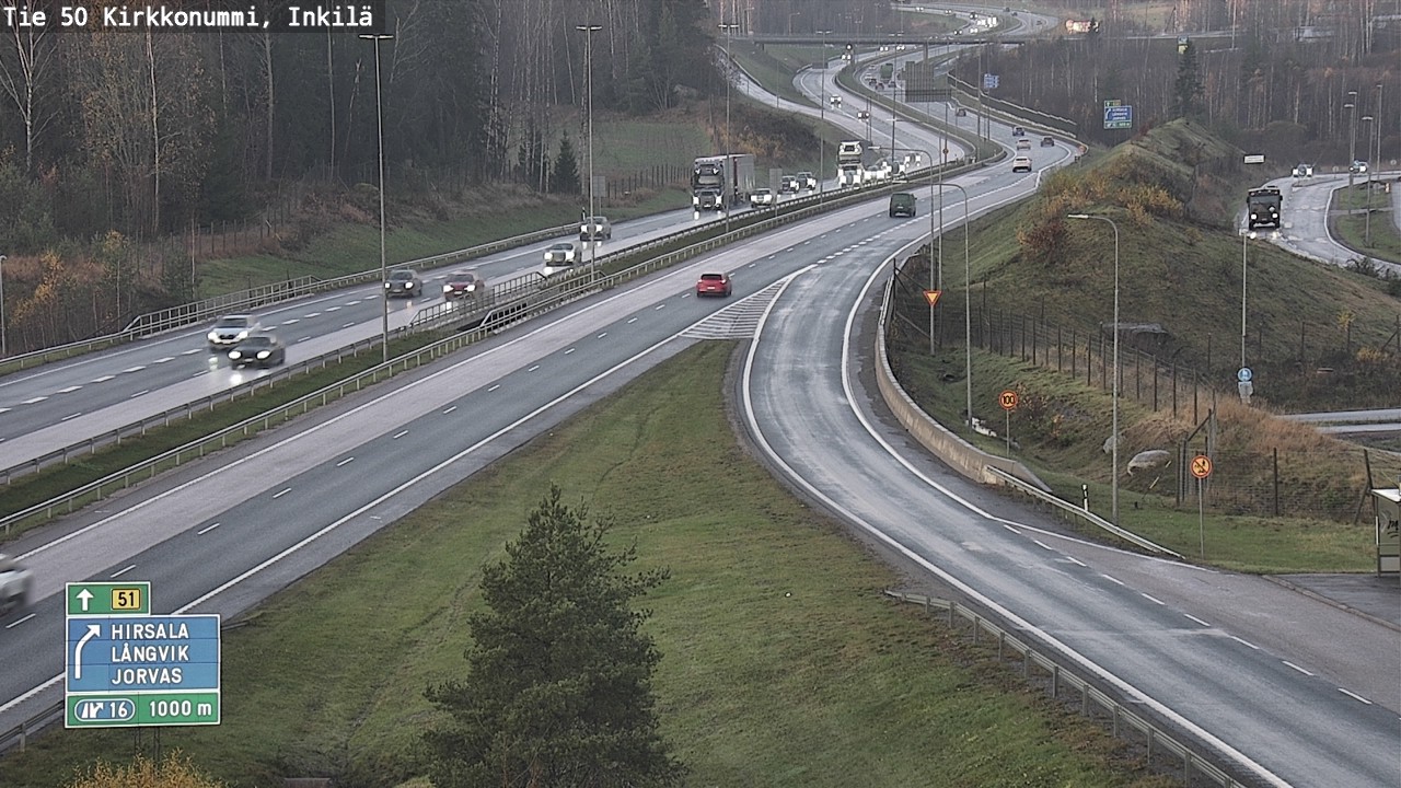 Kelikamerat Kuva Tie 50 Kirkkonummi, Inkilä, Kirkkonummi, Uusimaa