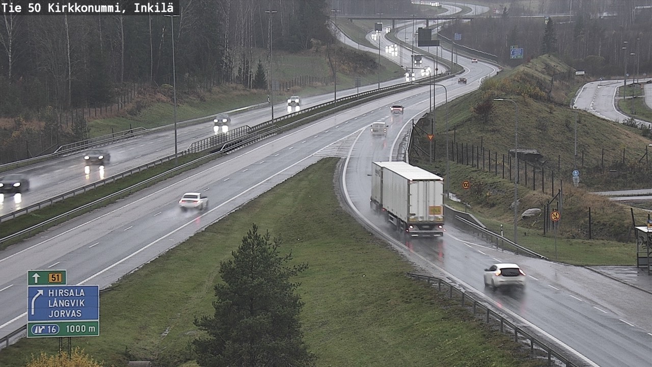 Kelikamerat Kuva Tie 50 Kirkkonummi, Inkilä, Kirkkonummi, Uusimaa