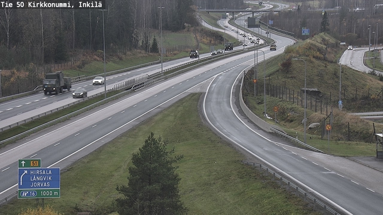 Kelikamerat Kuva Tie 50 Kirkkonummi, Inkilä, Kirkkonummi, Uusimaa