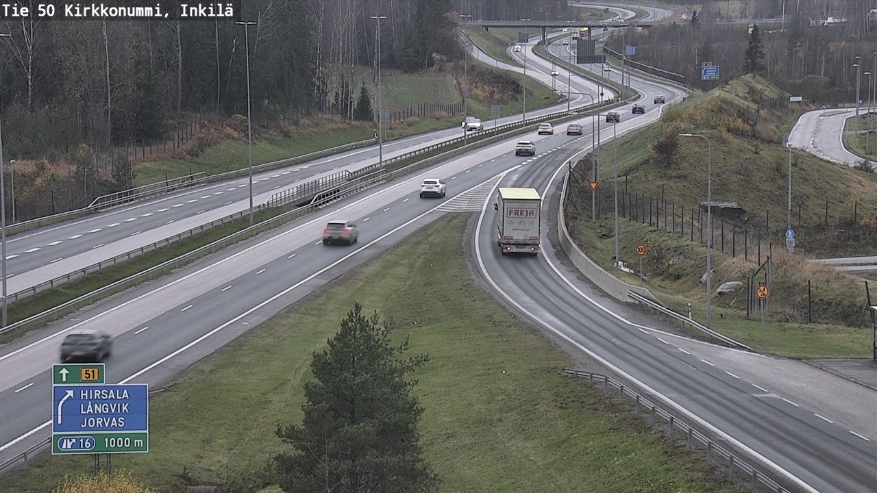 Kelikamerat Kuva Tie 50 Kirkkonummi, Inkilä, Kirkkonummi, Uusimaa