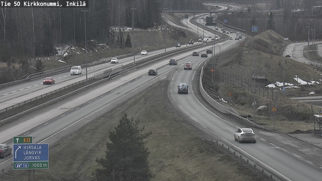 Kelikamerat Kuva Tie 50 Kirkkonummi, Inkilä, Kirkkonummi, Uusimaa